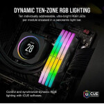 Memoria RAM CORSAIR Vengeance RGB 64GB (2 x 32GB) 288-Pin DDR5 5600 Mhz CL40 Color Negro - Imagen 5