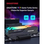 Memoria RAM Gigastone Game Turbo 32 GB (2 x 16 GB) DDR4 3200MHz CL16 Negra - Imagen 2